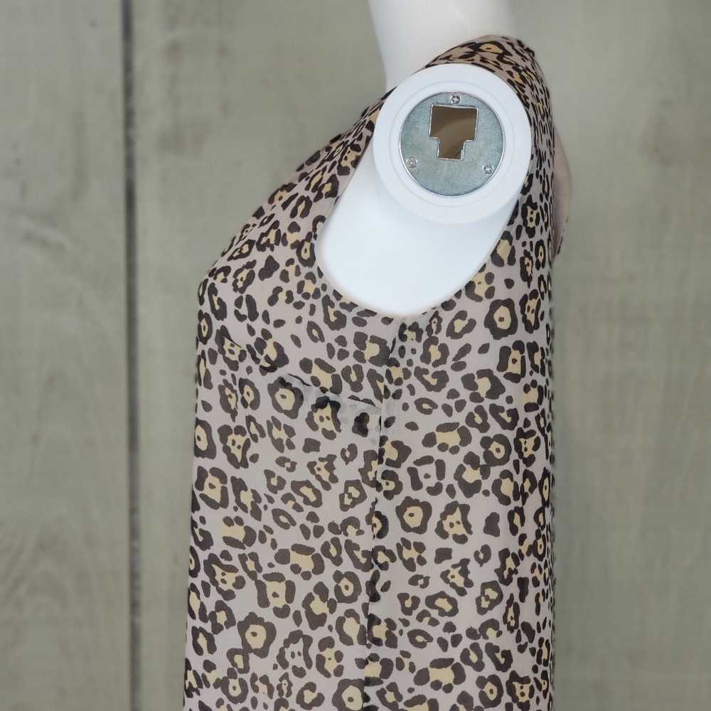 Ann Taylor Loft Leopard Print Tunic Dress Size XS - Picture 9 of 14